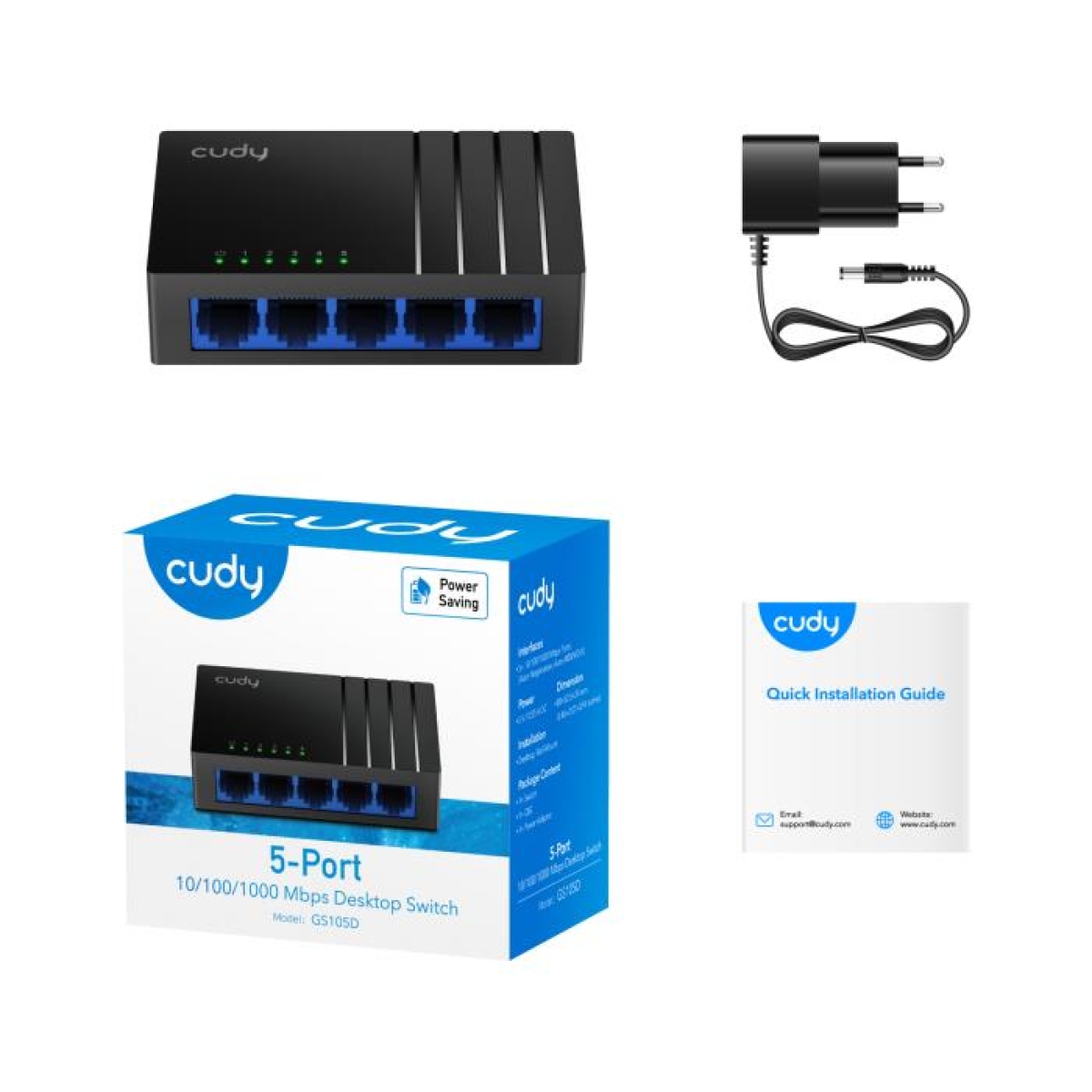 Switch 5 Θέσεων Cudy GS105D V4.0 Gigabit - Image 3