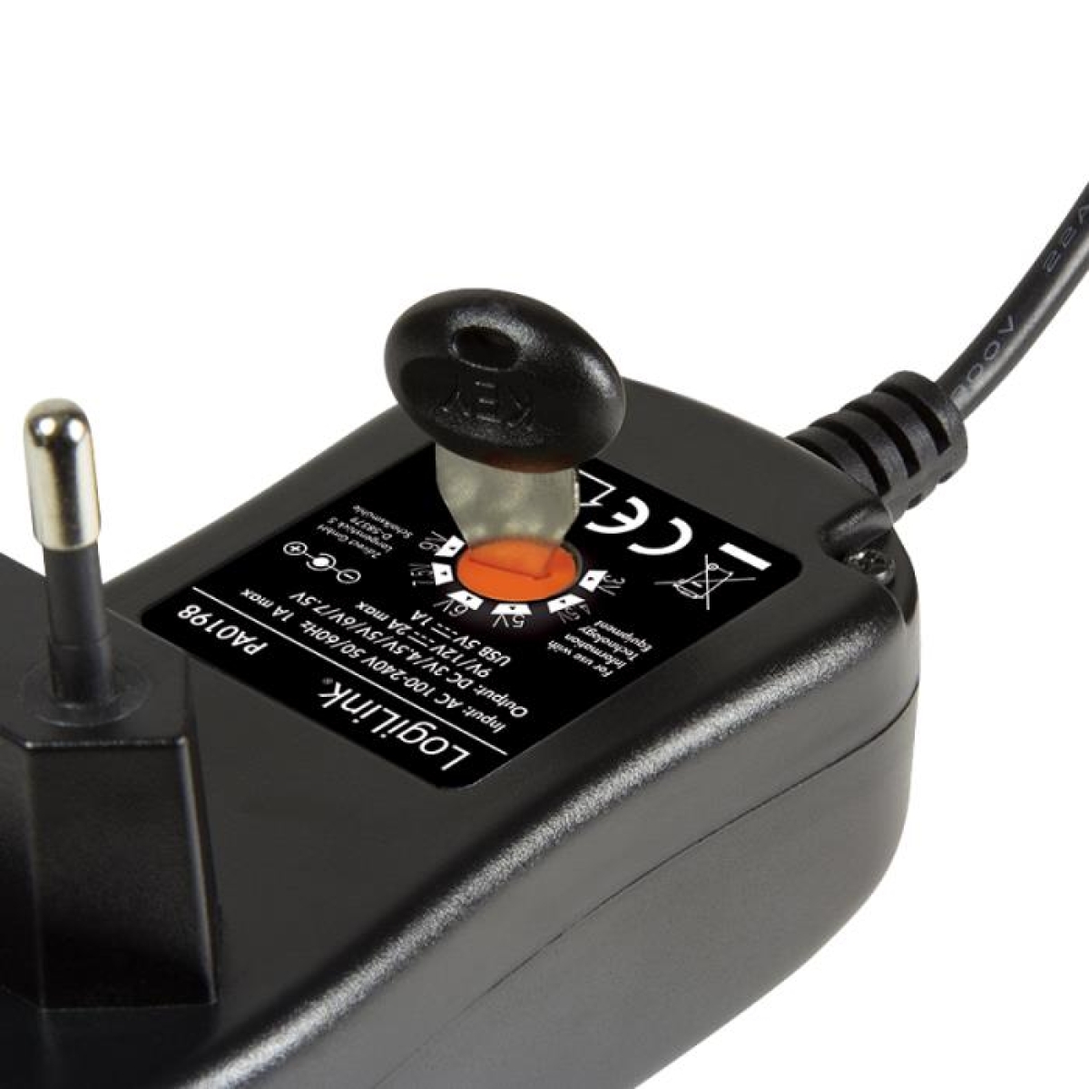 Universal Τροφοδοτικό LogiLink PA0198 3-12V 24W(8 βύσματα) - Image 3