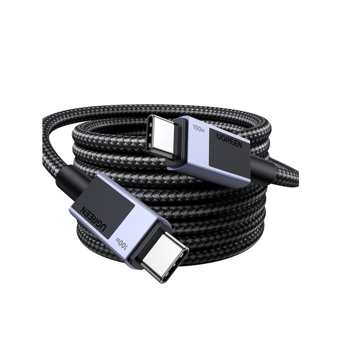 Καλώδιο Φόρτισης UGREEN 45065 USB-C σε USB-C PD 100W 3m Γκρί - Image 2