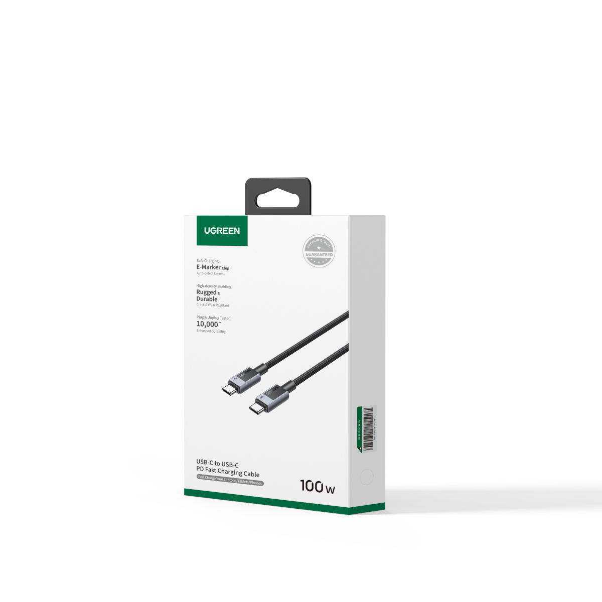 Καλώδιο Φόρτισης UGREEN 45065 USB-C σε USB-C PD 100W 3m Γκρί - Image 3