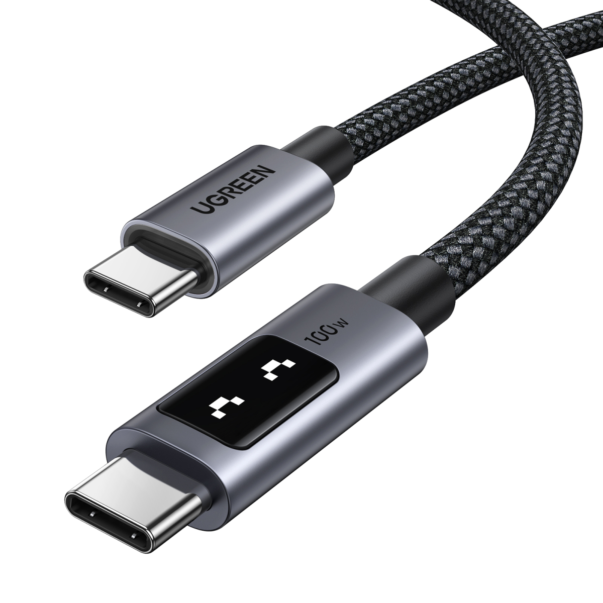 Καλώδιο Φόρτισης UGREEN L509 35512  USB-C σε USB-C PD 100W 2m Μαύρο - Image 2