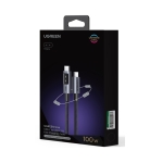 Καλώδιο Φόρτισης UGREEN L509 35512  USB-C σε USB-C PD 100W 2m Μαύρο - Image 3