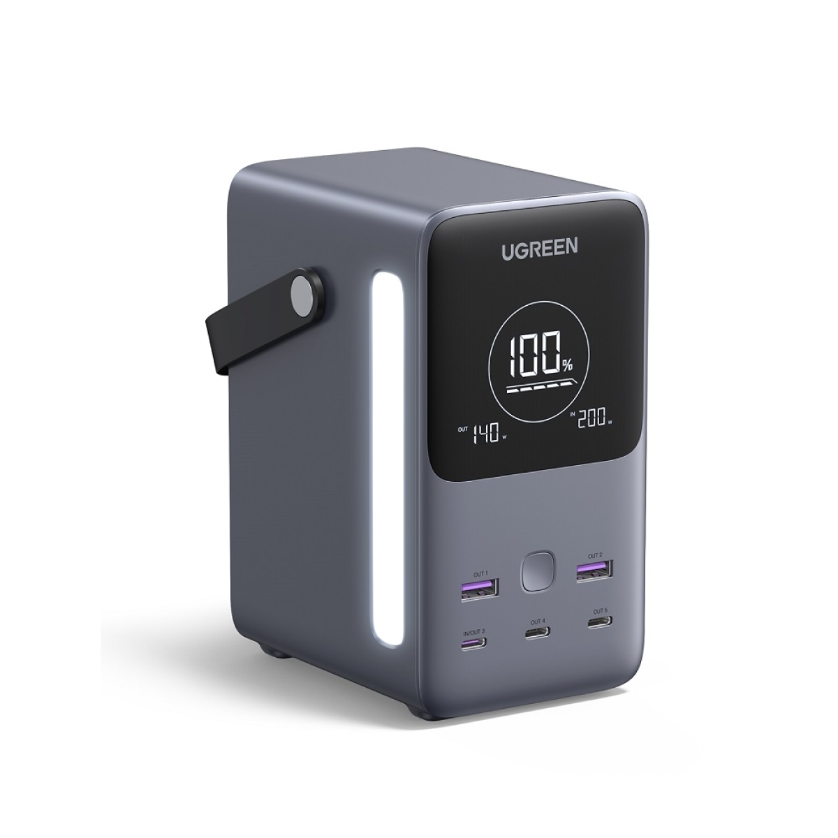 Power Bank 48000mAh PD 300W UGREEN PB770 25286, 5 Θέσεων Γκρι - Image 2