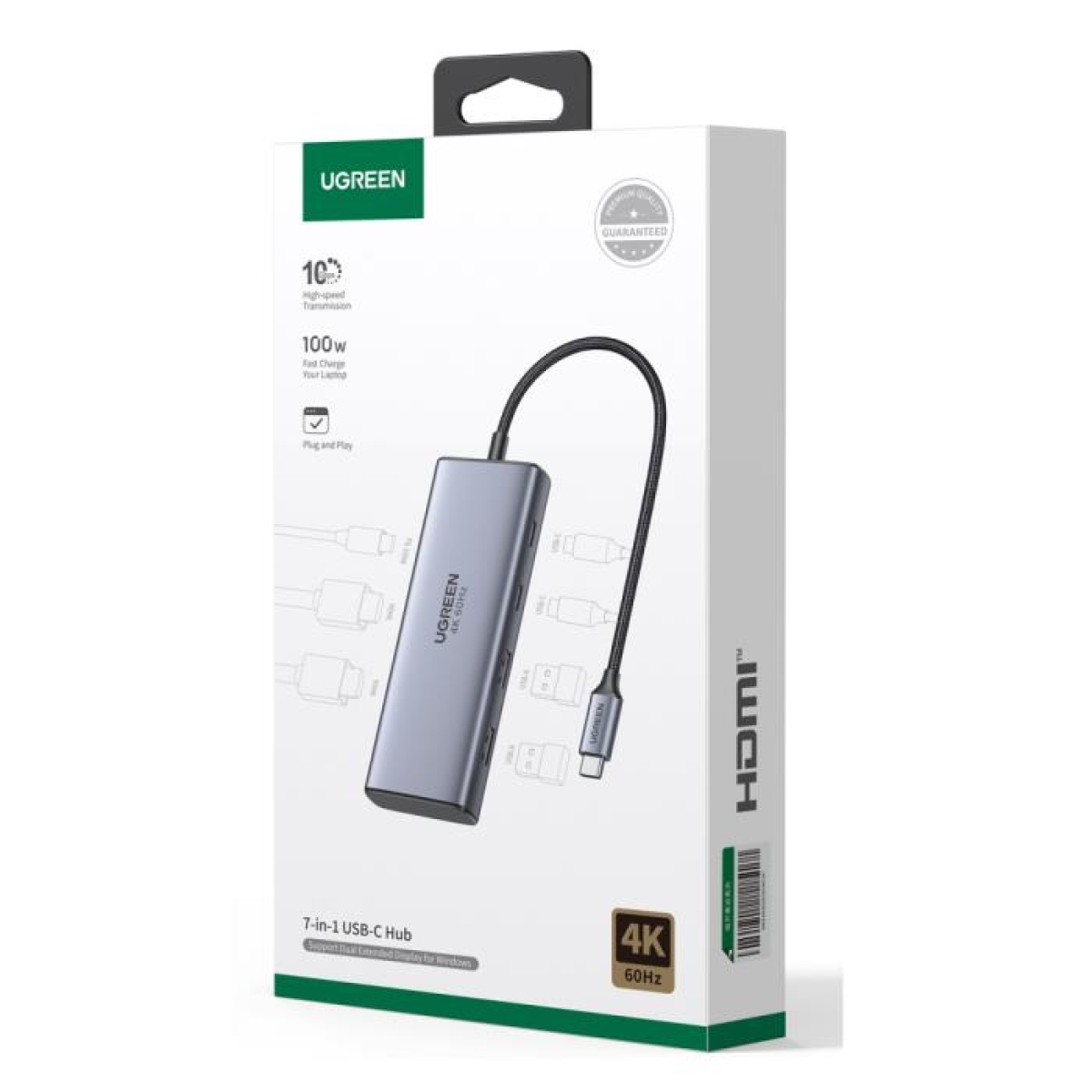 USB-C Docking Station 7 σε 1 UGREEN CM498 45379 - Image 2