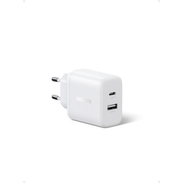 Φορτιστής Σπιτιού PD 20W UGREEN X227 45310 2 Θέσεων Λευκό