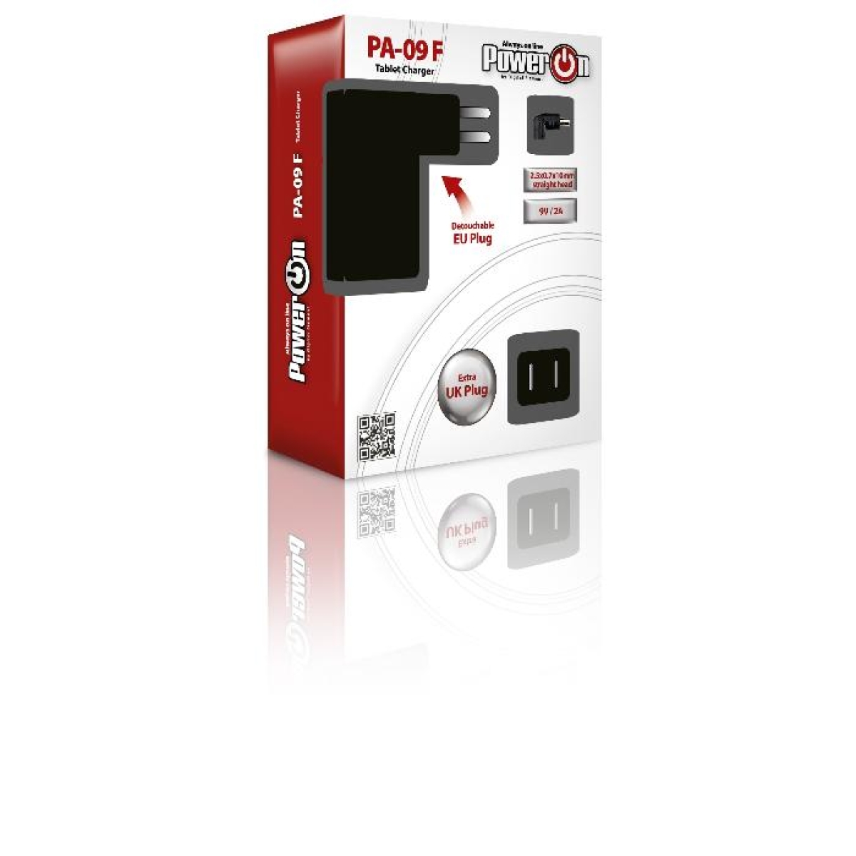 Tablet Adaptor Power On 9V 2A 2.5 x 0.7 x 10 - Image 2