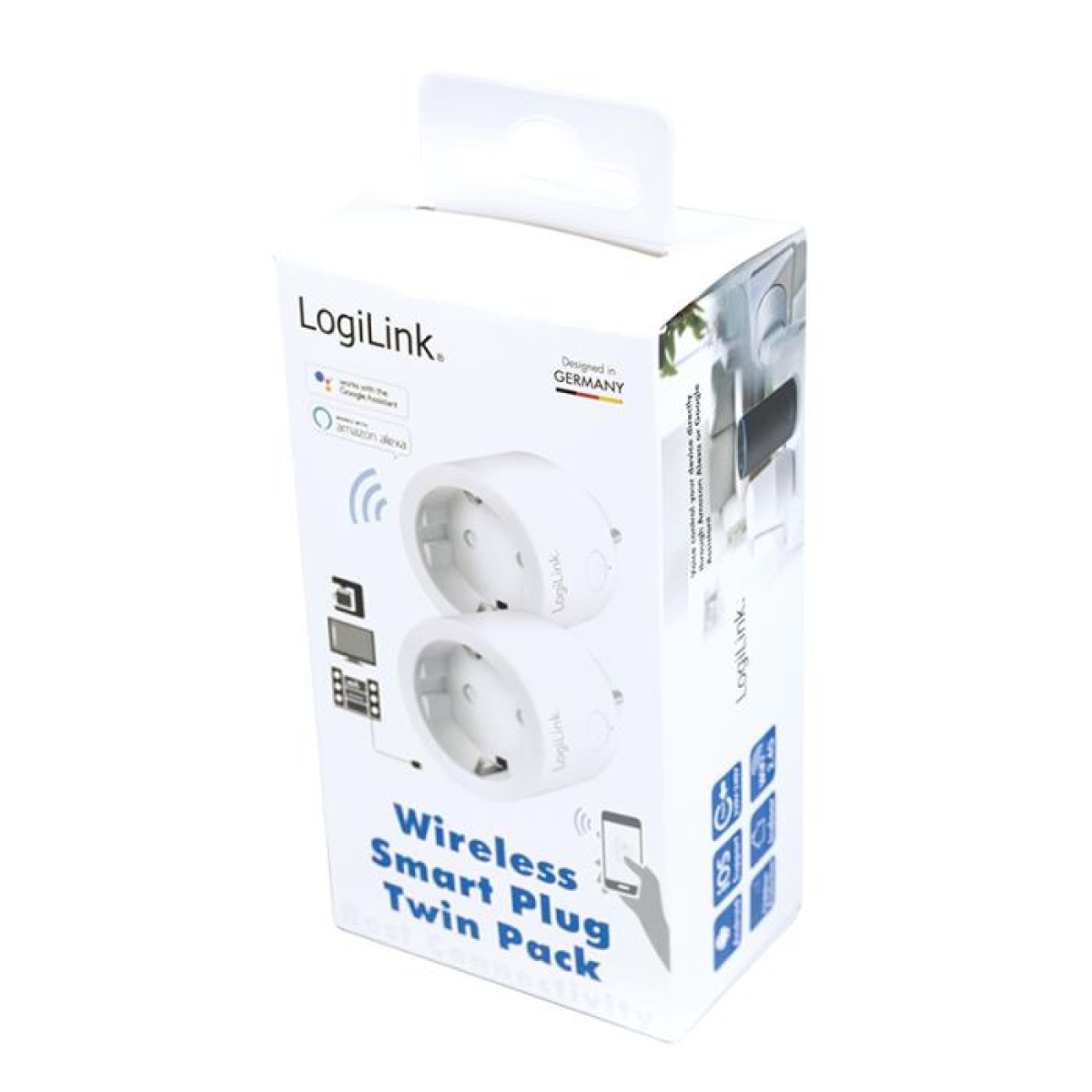 Smart Πρίζα Wi-Fi LogiLink PA0200, 2 τεμ - Image 3
