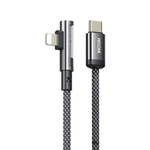 Καλώδιο Φόρτισης WK WDC-42 USB-C σε Lightning PD 35W 1m Γκρι