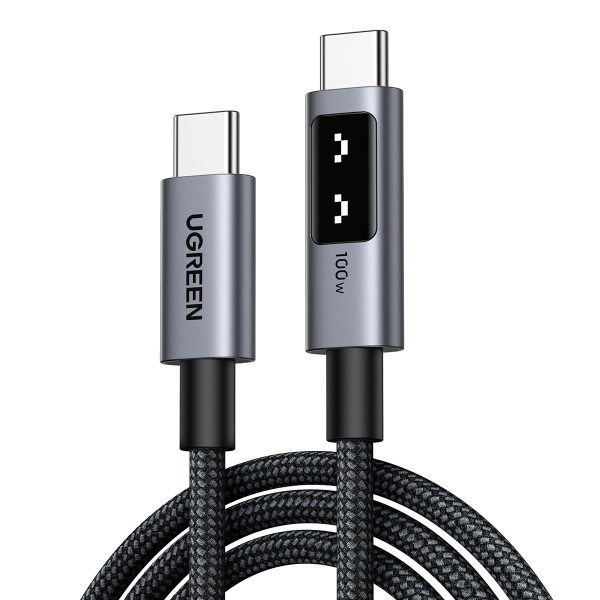 Καλώδιο Φόρτισης UGREEN L509 35512 USB-C σε USB-C PD 100W 2m Μαύρο