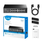 Switch 16 Θέσεων Cudy FS1016 10/100 Μbps Unmanaged, Μεταλλικό - Image 3
