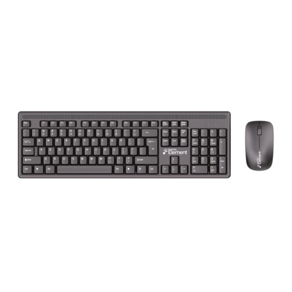 Ασύρματο Πληκτρολόγιο & Ποντίκι Element KB-255WMS v2.0