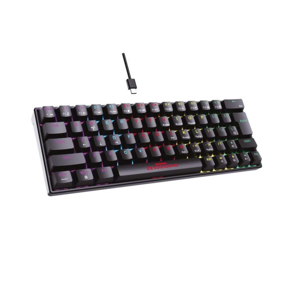 Ενσύρματο Μηχανικό Πληκτρολόγιο RGB Zeroground KB-3600G TORII v2.0 - Image 2