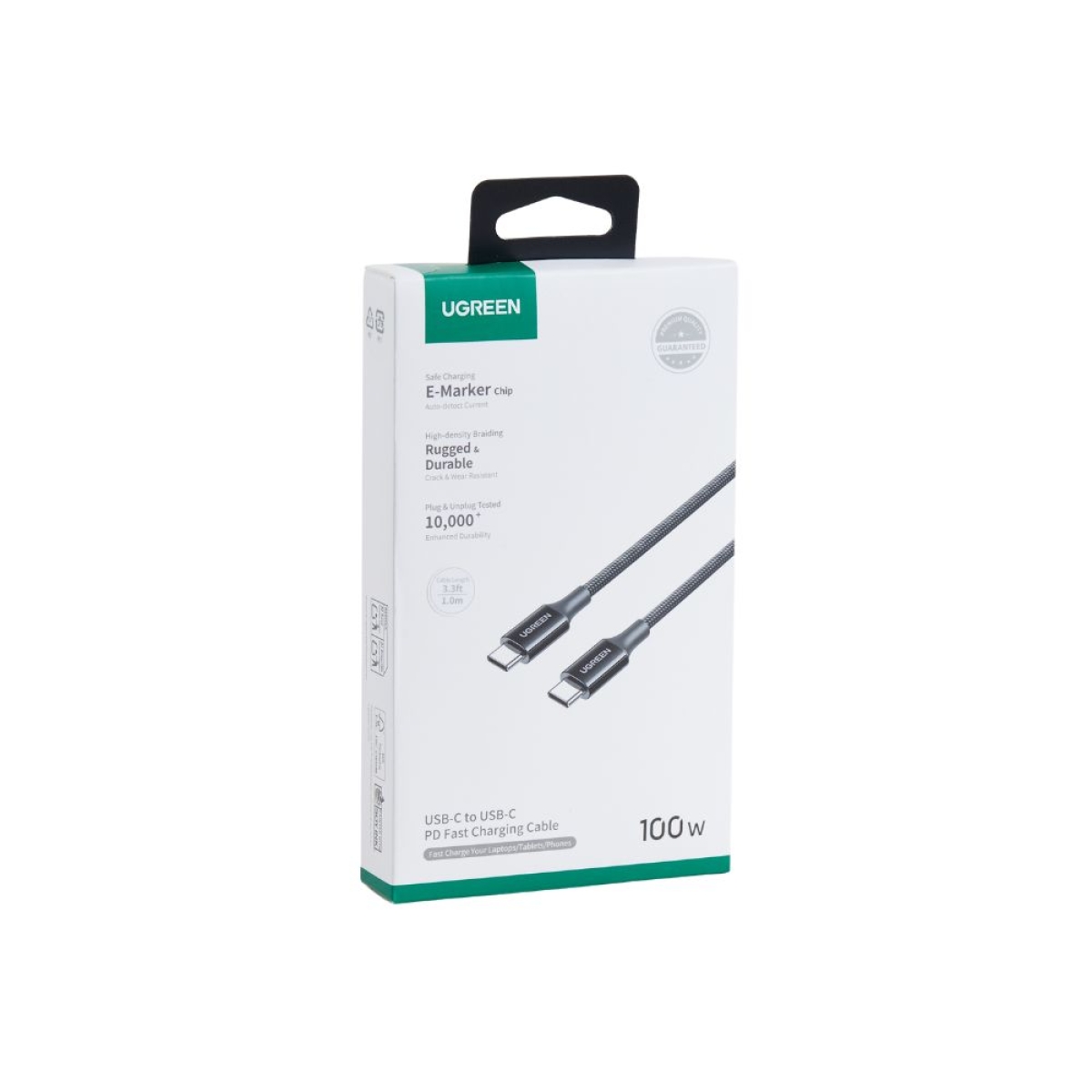 Καλώδιο Φόρτισης UGREEN L502 65250 USB-C σε USB-C PD 100W 2m Μαύρο - Image 3