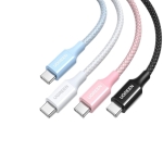 Καλώδιο Φόρτισης UGREEN L501 35441 USB-C σε USB-C PD 60W 1m Ροζ - Image 2