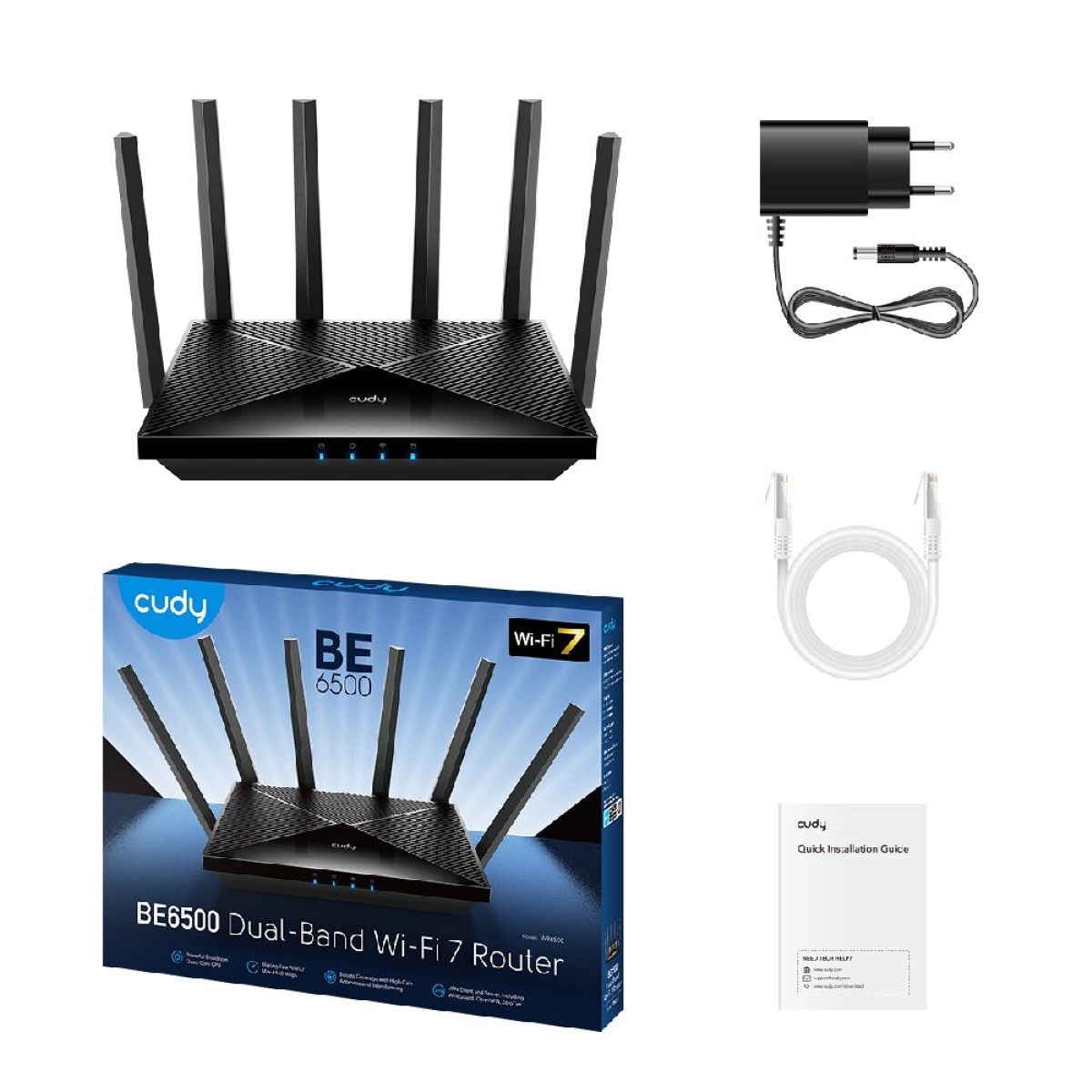 Access Point Cudy WR6500 Wi-Fi7 BE6500 Gigabit - Image 3