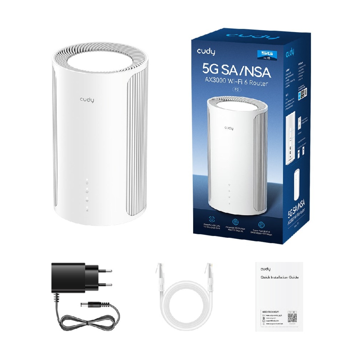 Router 5G Cudy P2 Wi-Fi6 AX3000 - Image 3