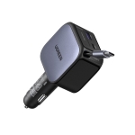 Φορτιστής Αυτοκινήτου 60W UGREEN EC602 55212B 2 Θέσεων,με καλώδιο USB-C 30W Γκρί