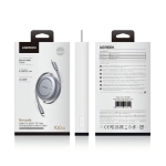 Καλώδιο Φόρτισης UGREEN L531 65905 USB-C σε USB-C PD 100W, Επαναφερόμενο 1m Μαύρο - Image 3