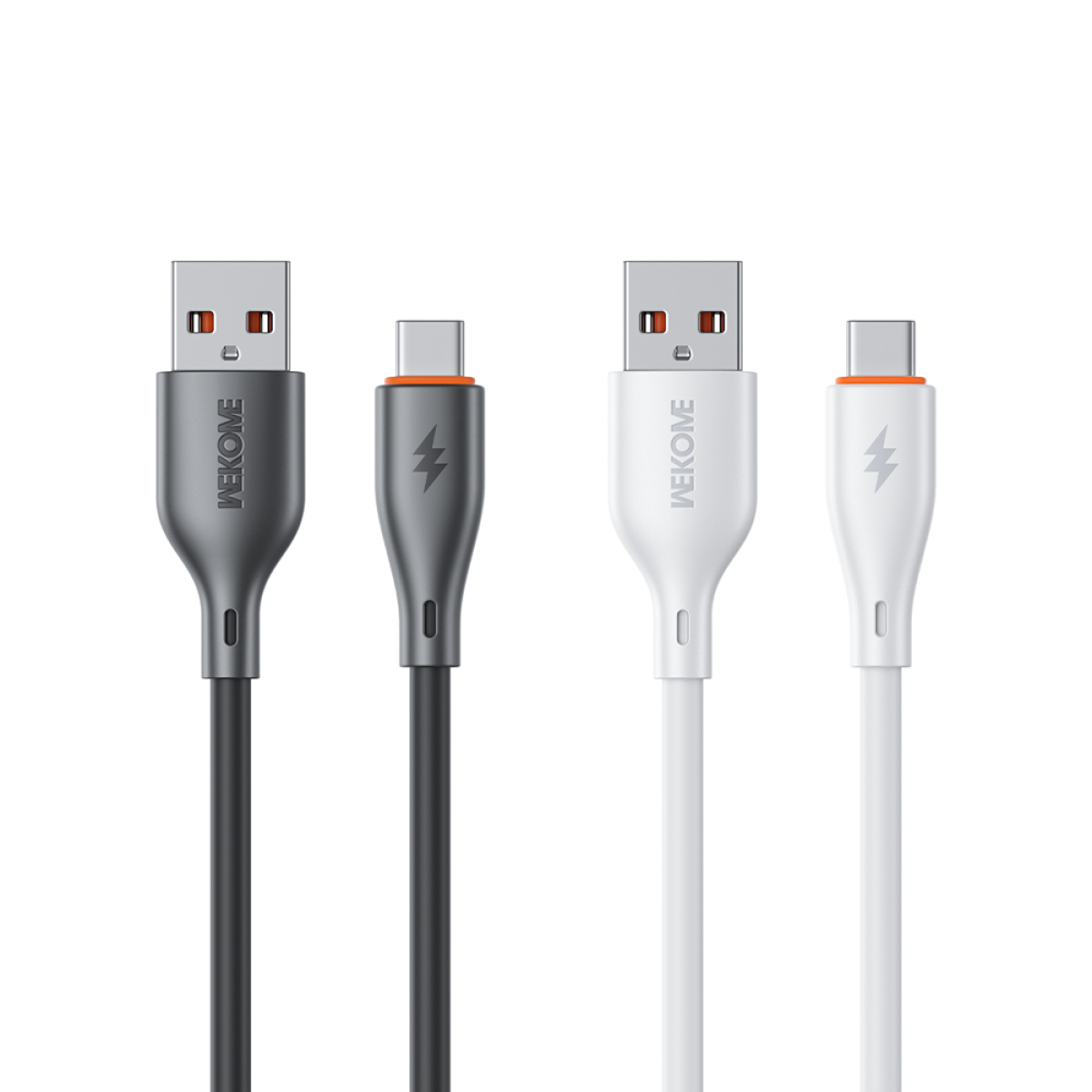 Καλώδιο Φόρτισης WK WDC-67a USB σε USB-C PD 66W 1m Λευκό - Image 2