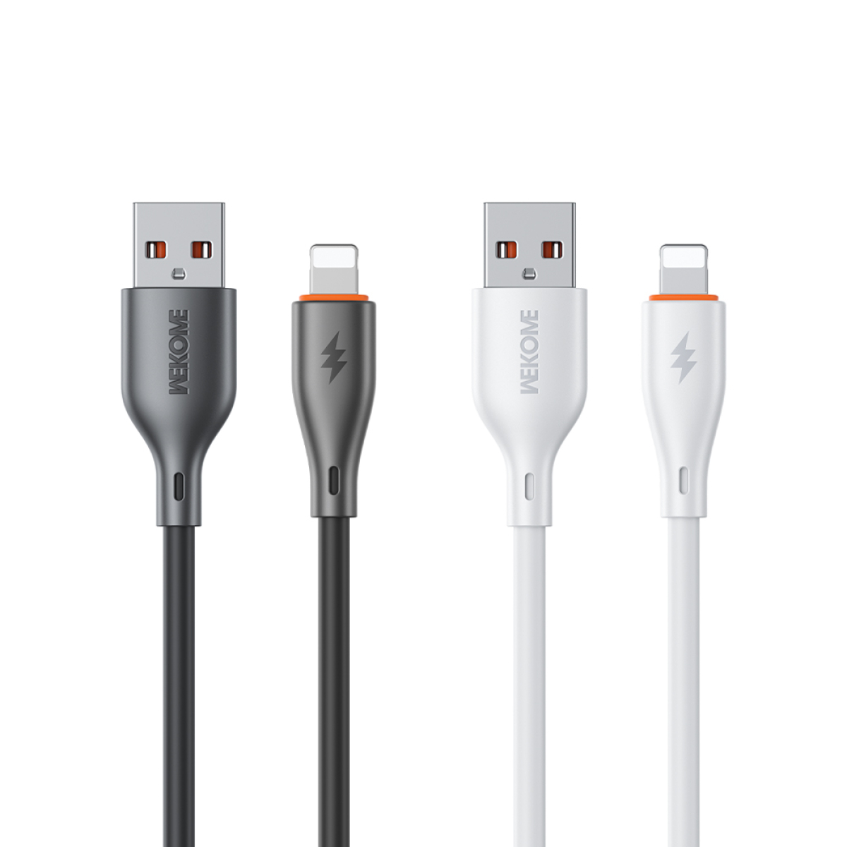 Καλώδιο Φόρτισης WK WDC-67i USB σε Lightning 1m Λευκό - Image 2