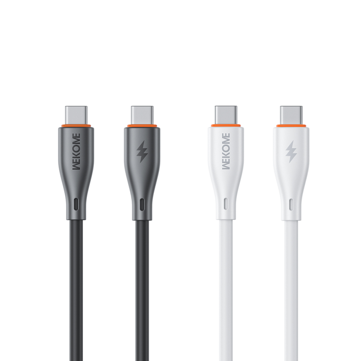 Καλώδιο Φόρτισης WK WDC-68 USB-C σε USB-C PD 65W 1m Λευκό - Image 2