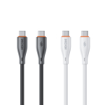 Καλώδιο Φόρτισης WK WDC-68 USB-C σε USB-C PD 65W 1m Λευκό - Image 2