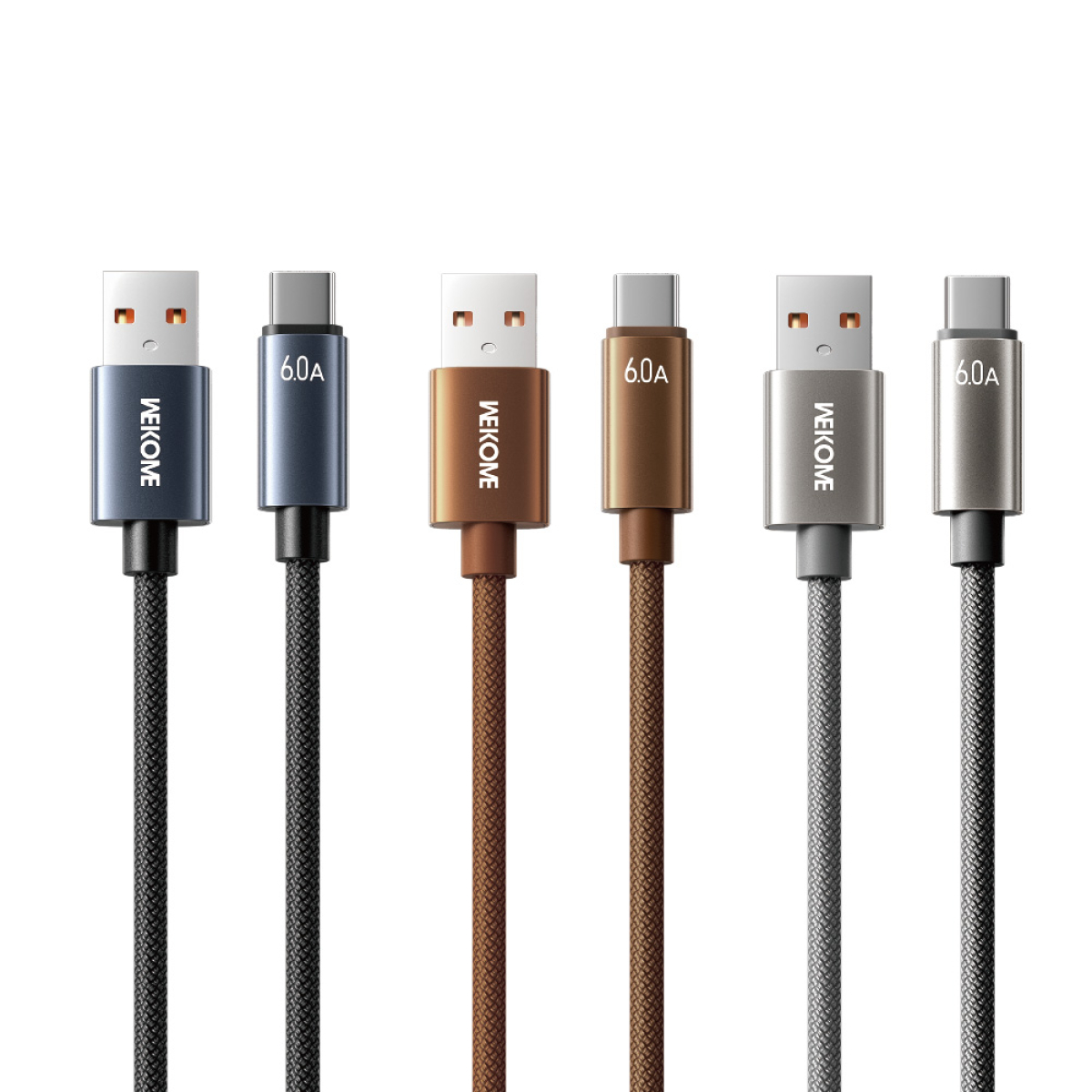 Καλώδιο Φόρτισης WK WDC-63a USB σε USB-C PD 66W 1.2m Καφέ - Image 2