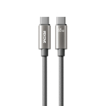 Καλώδιο Φόρτισης WK WDC-64 USB-C σε USB-C PD 65W 1.2m Γκρι