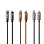 Καλώδιο Φόρτισης WK WDC-65 USB-C σε Lightning PD 35W 1.2m Καφέ - Image 2