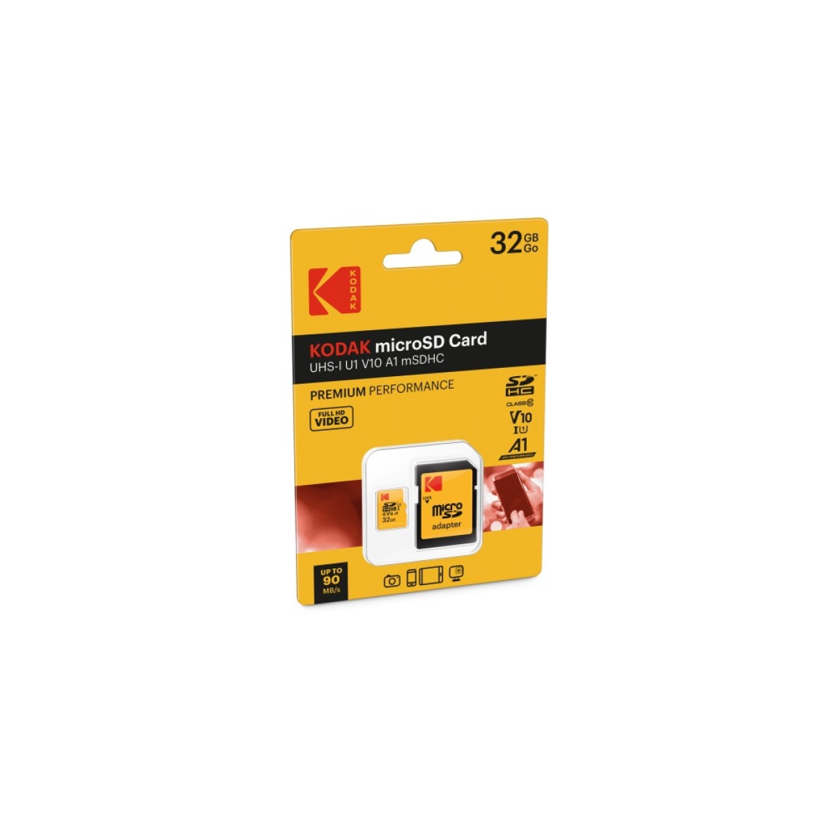 Κάρτα Μνήμης Micro SDHC Kodak 32GB UHS-I U1 V10 - Image 2