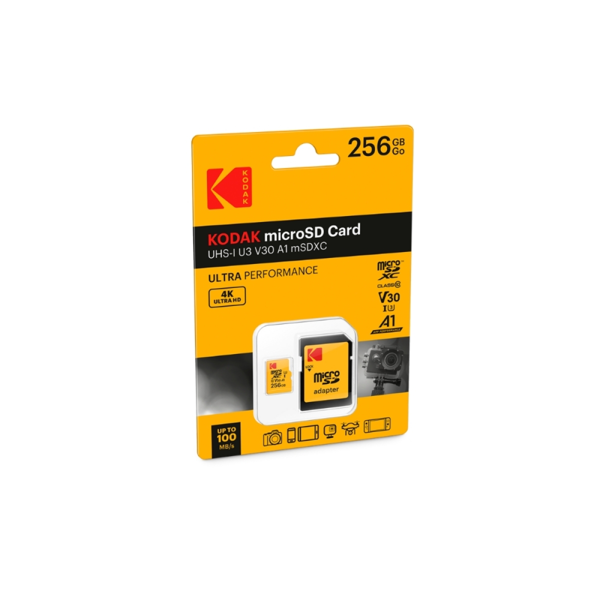 Κάρτα Μνήμης Micro SDHC Kodak 64GB UHS-I U3 V30 - Image 2