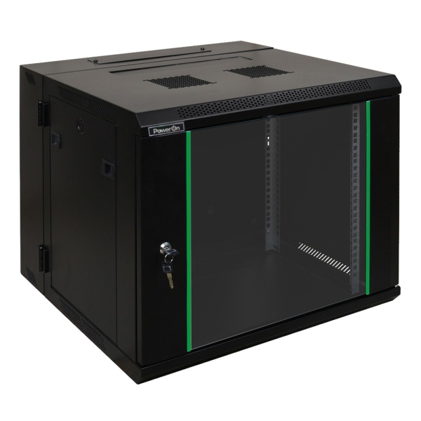 Επιτοίχια Καμπίνα 9U Power On DSW.6609 Double Section 600x600x501mm