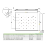 Σταθερό Ράφι Power On FS.W45-250 για Επιδαπέδια Καμπίνα Βάθους 450mm - Image 2
