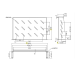 Ράφι Cantilever 2U Power On CS-2-350 Βάθους 350mm - Image 2