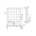 Ράφι Cantilever 2U Power On CS-2-450 Βάθους 450mm - Image 2