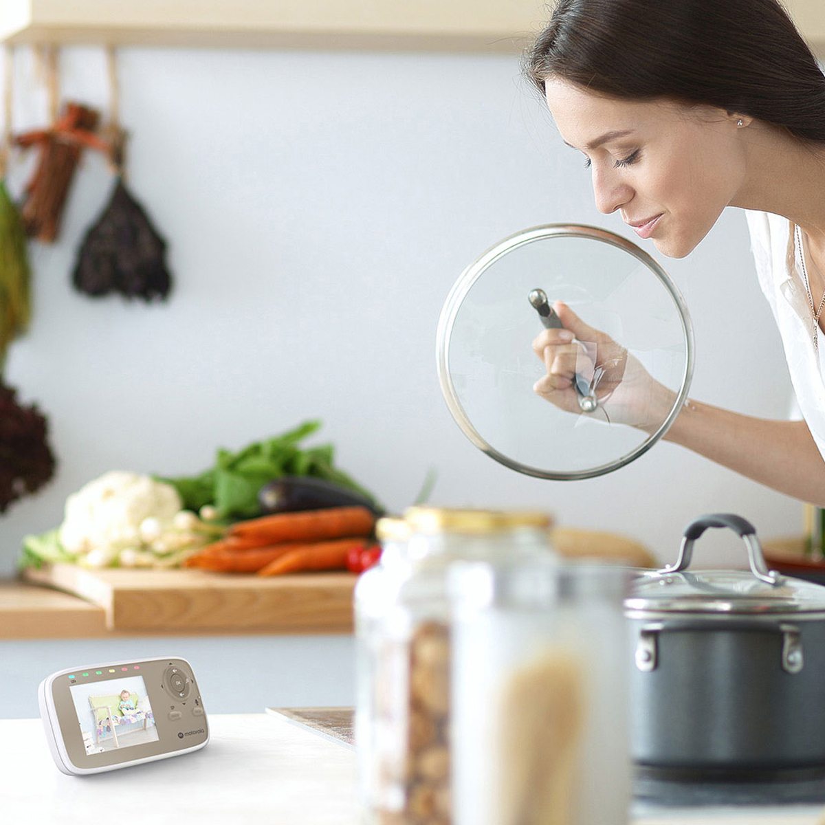 MOTOROLA VM483 Video Baby Monitor Λευκό - Image 6