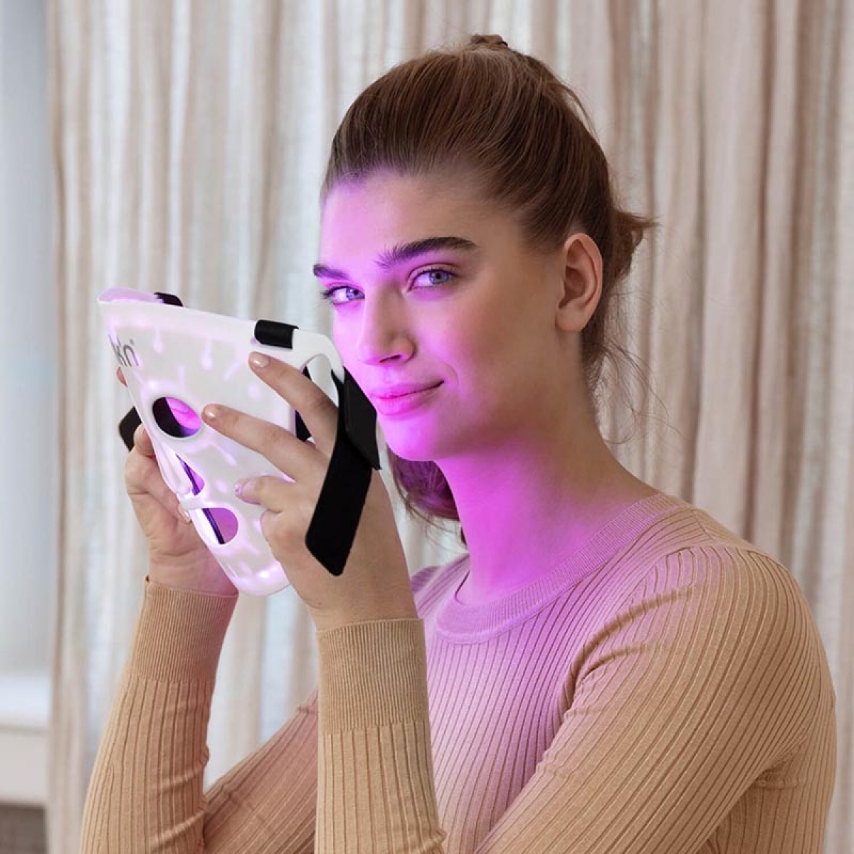 Μάσκα Φωτοθεραπείας Προσώπου SILK'N - LED FACE MASK 100 (FLM100PE1001) - Λευκό - Image 4