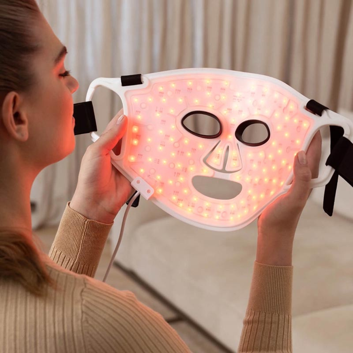 Μάσκα Φωτοθεραπείας Προσώπου SILK'N - LED FACE MASK 100 (FLM100PE1001) - Λευκό - Image 5