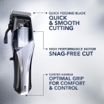 WAHL Rapid Clip Κουρευτική Μηχανή Ρεύματος και Επαναφορτιζόμενη Ασημί - Image 5