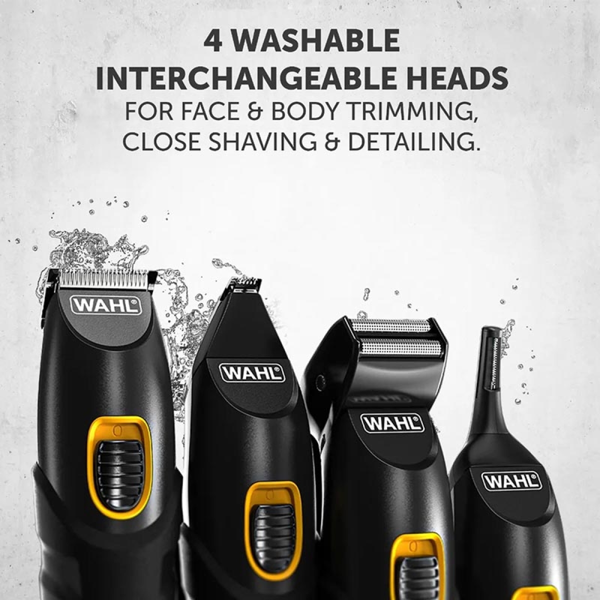 Επαναφορτιζόμενο Τρίμερ Προσώπου WAHL - EXTREME GRIP ADVANCED - Μαύρο - Image 6