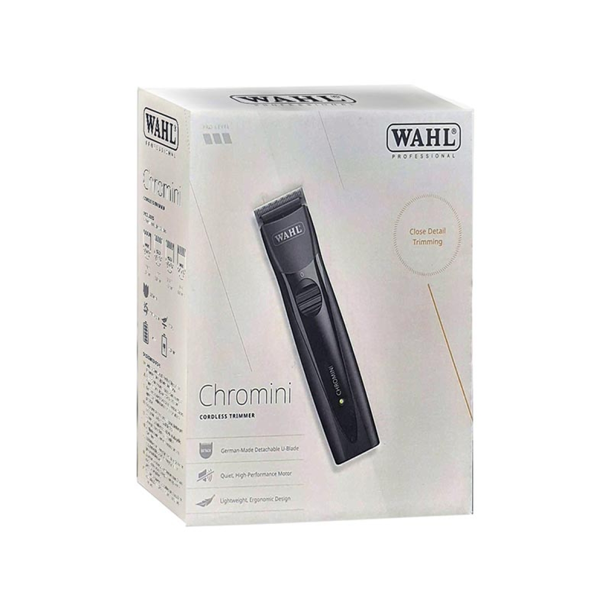 WAHL Pro Chromini 1591-0466 Premium Επαναφορτιζόμενο Επαγγελματικό Τρίμερ Μαύρο - Image 2