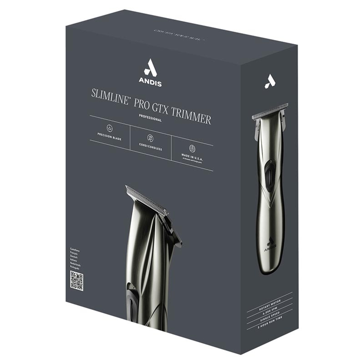 Andis Slimline Pro GT XD-8 #32945 Επαγγελματικό Τρίμερ Γκρι - Image 2
