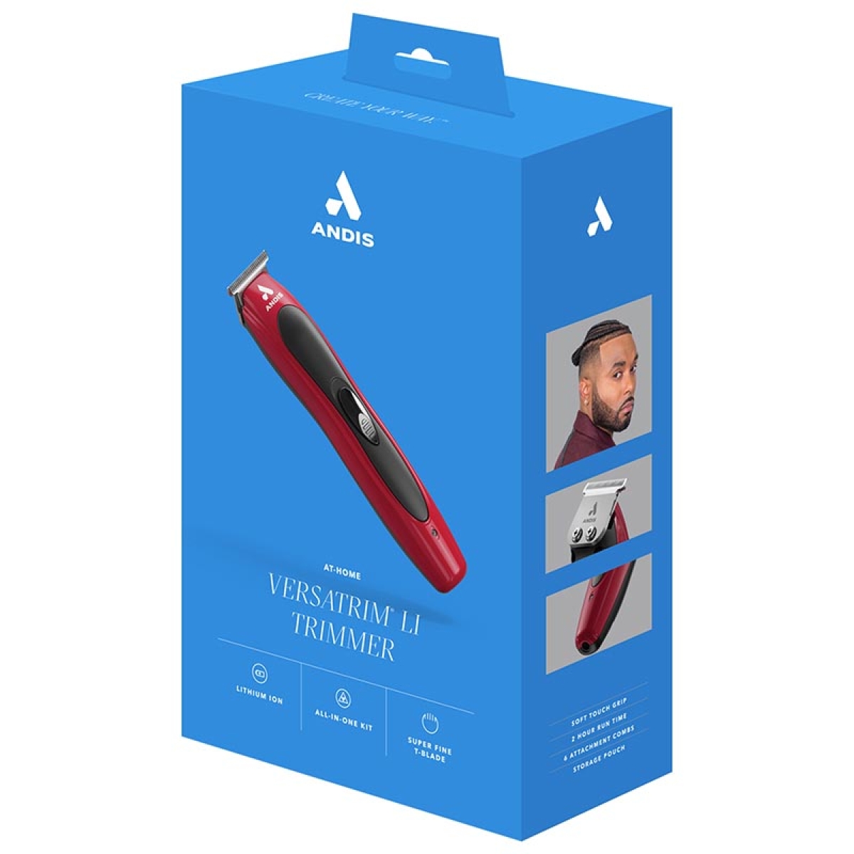 Andis Versa Li Trimmer #560614 Επαγγελματικό Τρίμερ Κόκκινο - Image 2