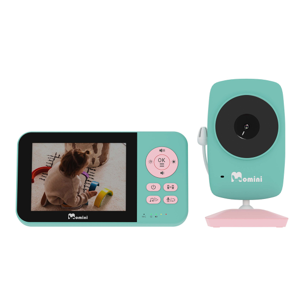MOMINI BlissView Ενδοεπικοινωνία Μωρού με Κάμερα και Οθόνη - Πράσινη