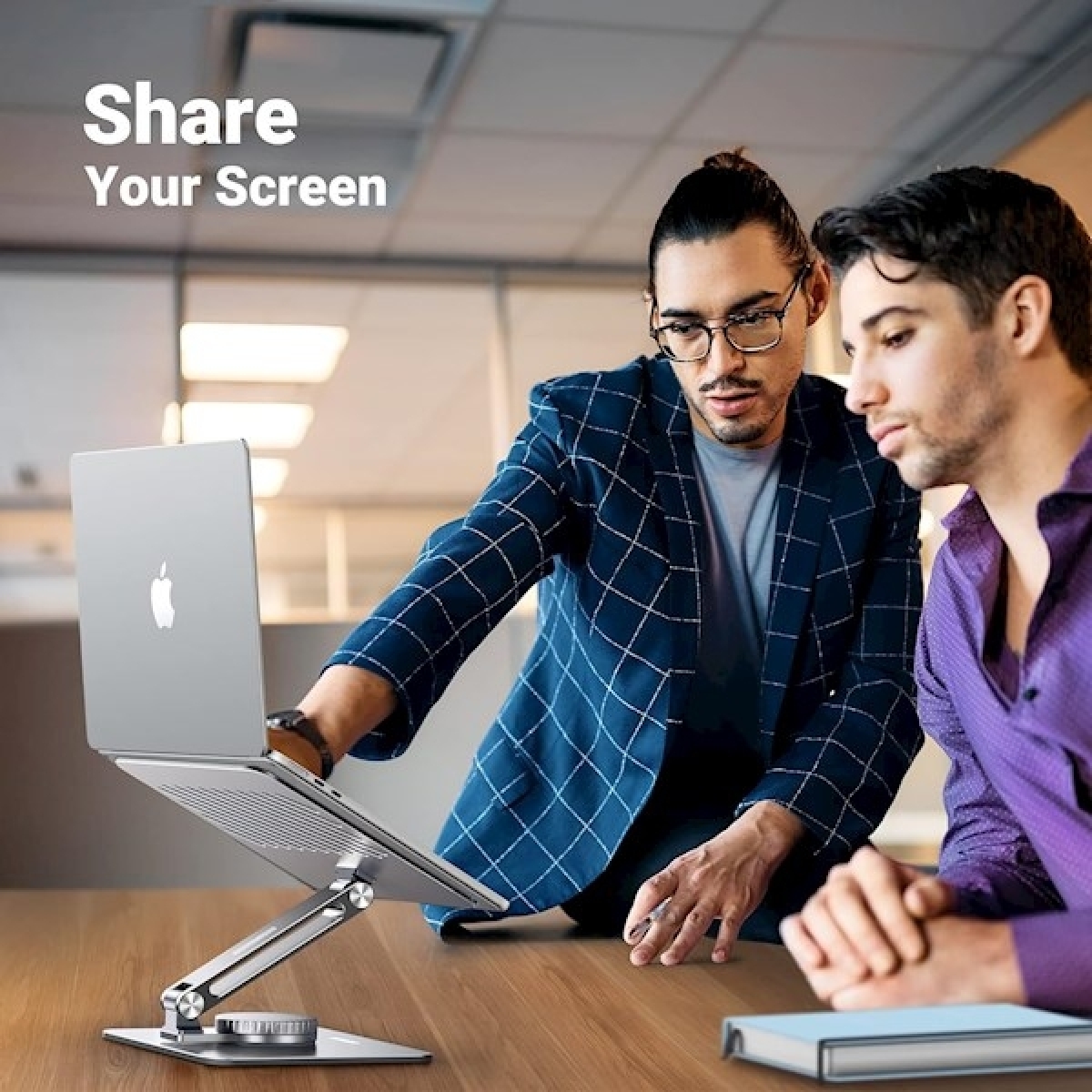 UGREEN Βάση για Laptop 11"-17' έως 5kg Πλήρους Περιστροφής Γκρι LP592 / 90849 - Image 3