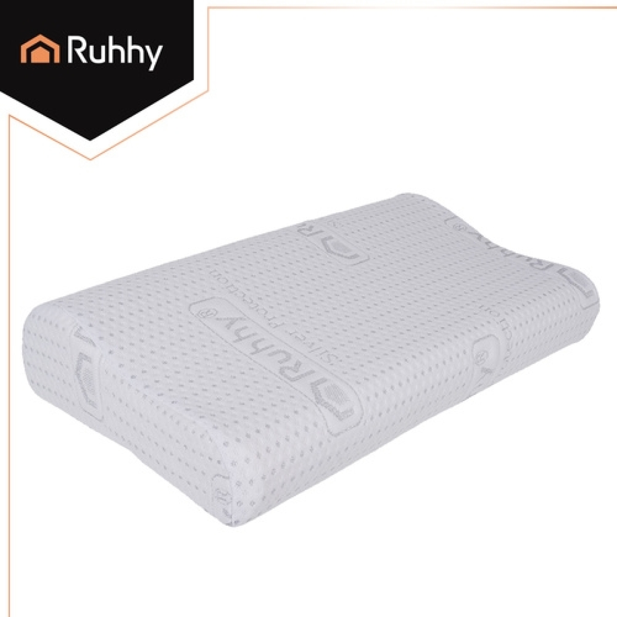 Ορθοπεδικό Μαξιλάρι Ύπνου Memory Foam 49x30x9,5cm Λευκό 00026039 - Image 2