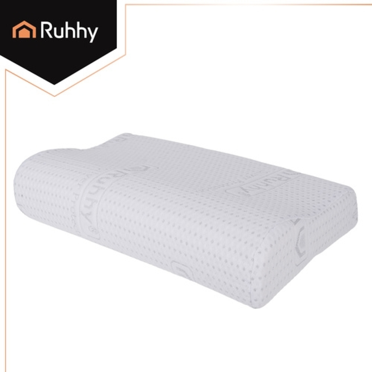 Ορθοπεδικό Μαξιλάρι Ύπνου Memory Foam 49x30x9,5cm Λευκό 00026039 - Image 4