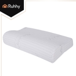 Ορθοπεδικό Μαξιλάρι Ύπνου Memory Foam 49x30x9,5cm Λευκό 00026039 - Image 4