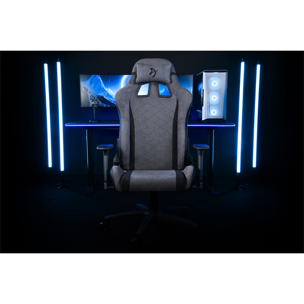 Arozzi Gaming Καρέκλα Avanti Soft Fabric Ash AVANTI-SFB-ASH - Image 4