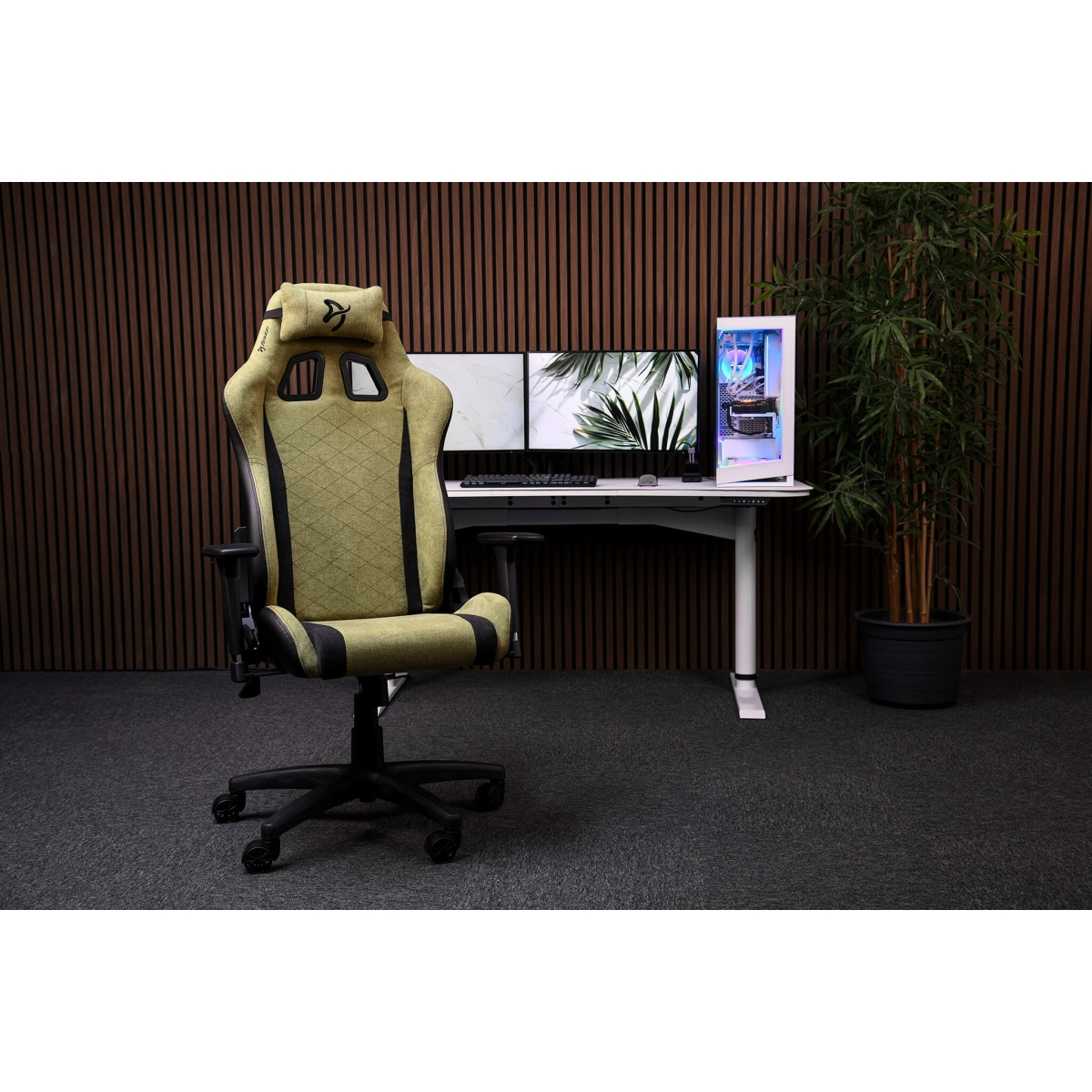Arozzi Gaming Καρέκλα Avanti Soft Fabric Moss Green AVANTI-SFB-MGN - Image 4
